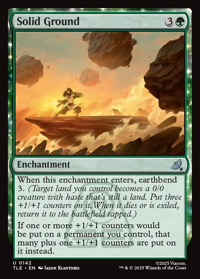 Solid Ground 142 (Avatar: The Last Airbender: Eternal-Legal)  - Foil | Good Games Cannington