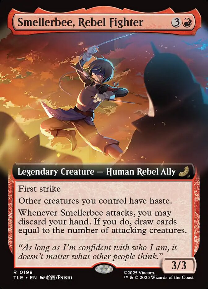 Smellerbee, Rebel Fighter 198 (Avatar: The Last Airbender: Eternal-Legal)  - Foil | Good Games Cannington