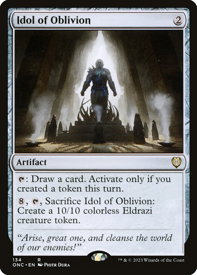 Idol of Oblivion 134/28 (Commander: Phyrexia: All Will Be One)  | Good Games Cannington