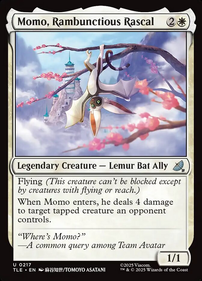 Momo, Rambunctious Rascal 217 (Avatar: The Last Airbender: Eternal-Legal)  | Good Games Cannington