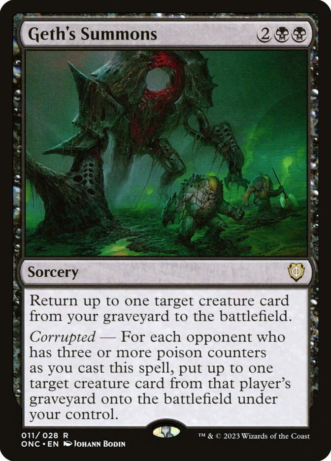 Geth's Summons 11 (Commander: Phyrexia: All Will Be One)  | Good Games Cannington