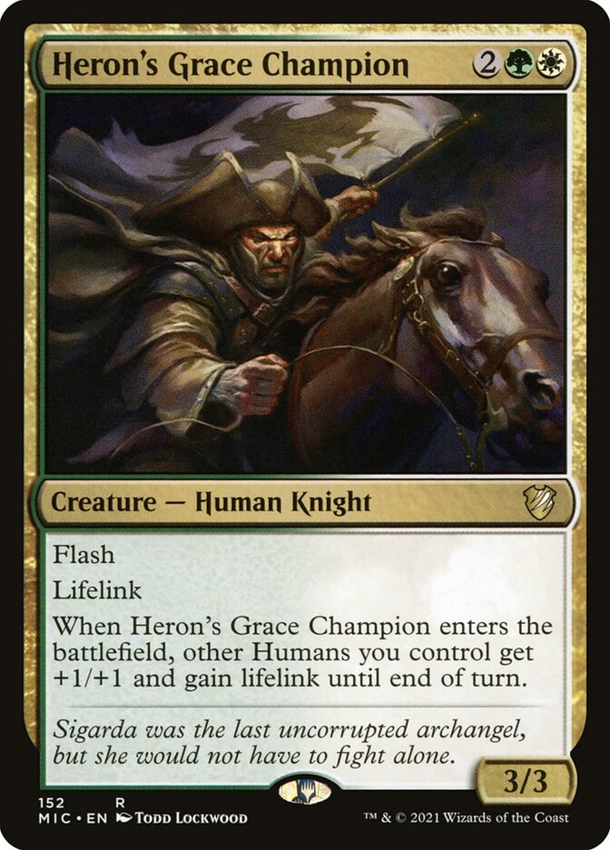 Heron's Grace Champion 152/38 (Commander: Innistrad: Midnight Hunt)  | Good Games Cannington