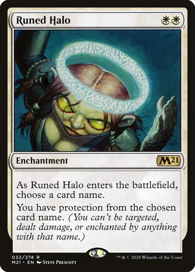 Runed Halo 32 (Core Set 2021)  | Good Games Cannington