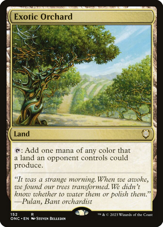 Exotic Orchard 152/28 (Commander: Phyrexia: All Will Be One)  | Good Games Cannington