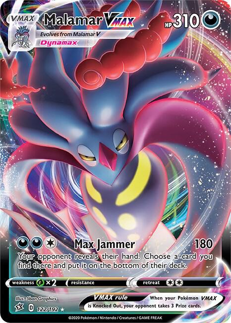 Malamar VMAX 122/192 (SWSH02: Rebel Clash)  - Holofoil | Good Games Cannington
