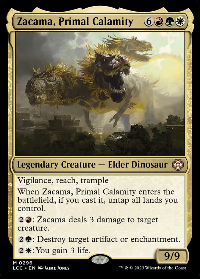 Zacama, Primal Calamity 296/370 (Commander: The Lost Caverns of Ixalan)  | Good Games Cannington