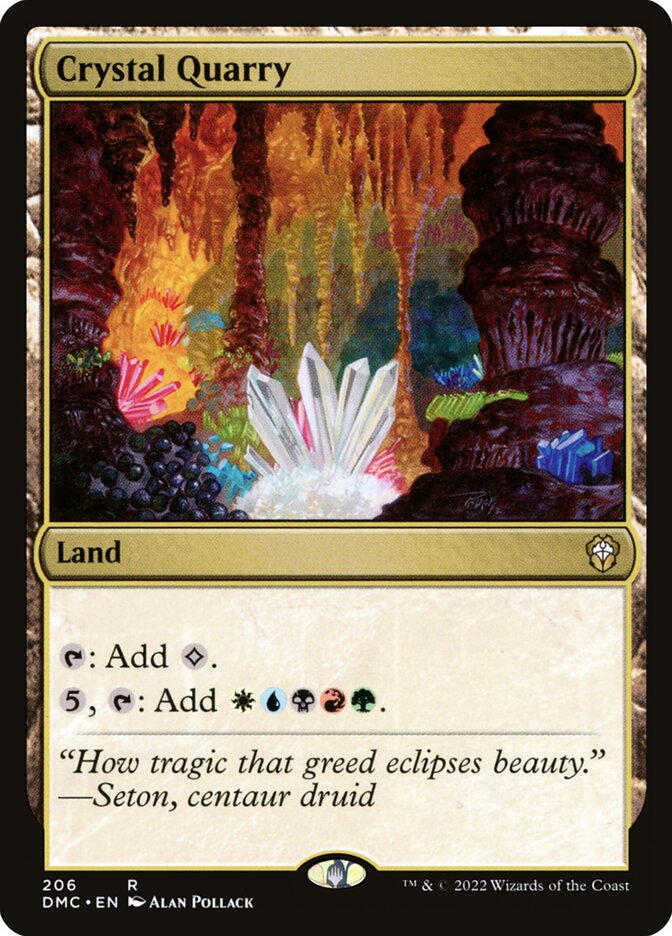 Crystal Quarry 206 (Commander: Dominaria United)  | Good Games Cannington
