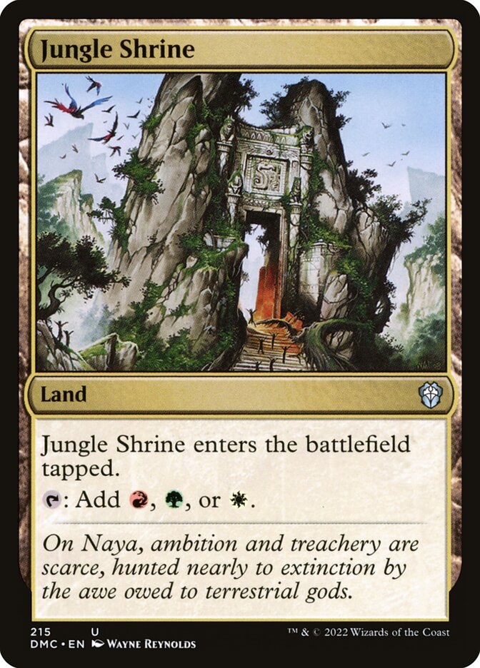 Jungle Shrine 215/50 (Commander: Dominaria United)  | Good Games Cannington