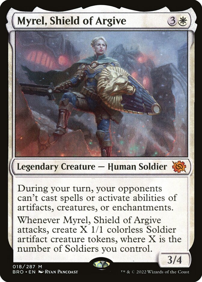 Myrel, Shield of Argive 18/287 (The Brothers' War)  | Good Games Cannington