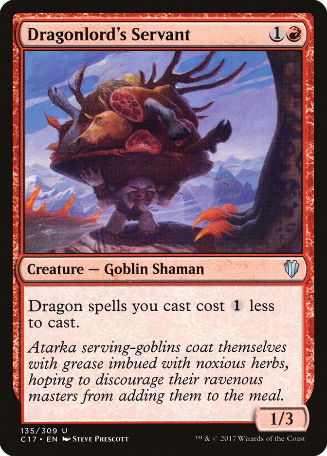 Dragonlord's Servant 135/309 (Commander 2017)  | Good Games Cannington