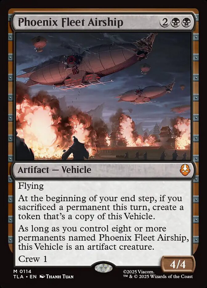 Phoenix Fleet Airship 114/286 (Avatar: The Last Airbender)  - Foil | Good Games Cannington