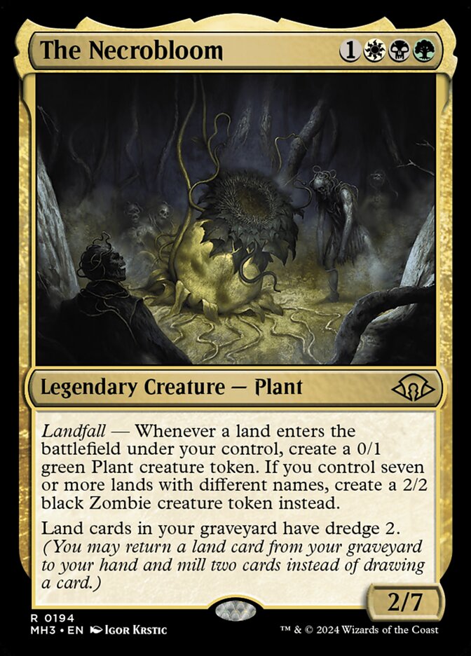 The Necrobloom 194/319 (Modern Horizons 3)  - Foil | Good Games Cannington