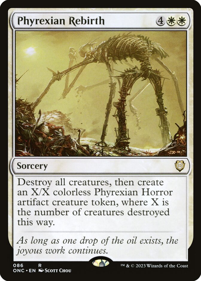 Phyrexian Rebirth 86/28 (Commander: Phyrexia: All Will Be One)  | Good Games Cannington