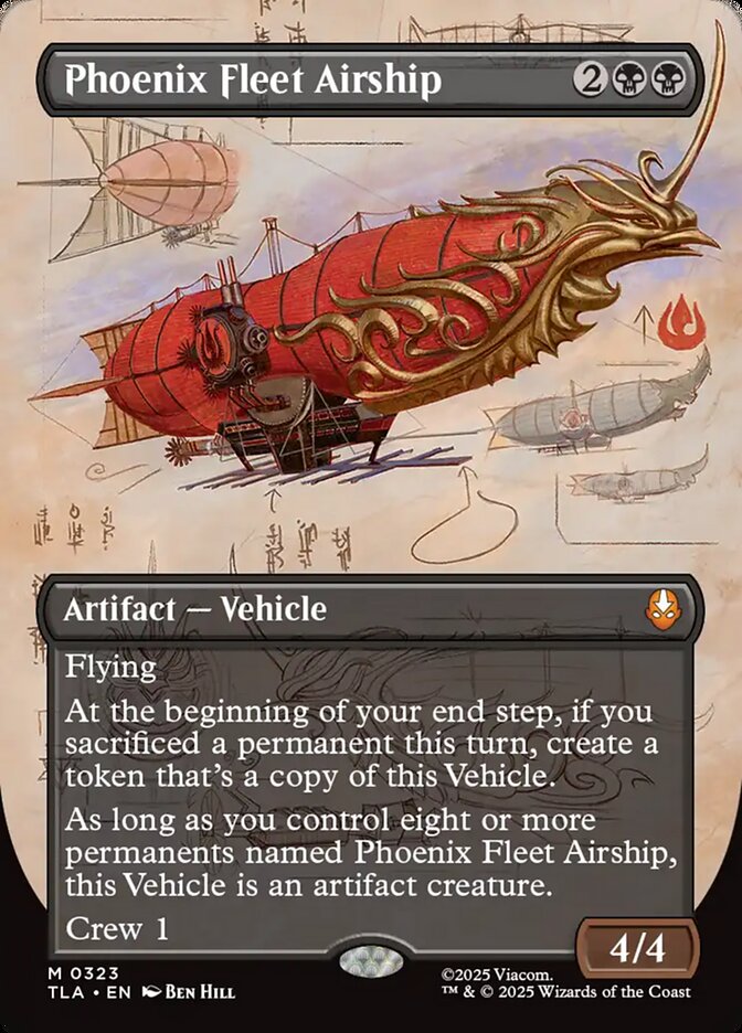 Phoenix Fleet Airship 323 (Avatar: The Last Airbender)  - Foil | Good Games Cannington