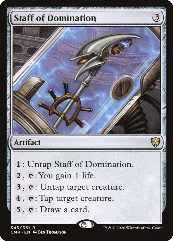 Staff of Domination 343 (Commander Legends)  | Good Games Cannington