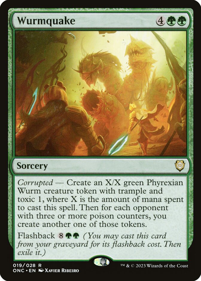 Wurmquake 19 (Commander: Phyrexia: All Will Be One)  | Good Games Cannington