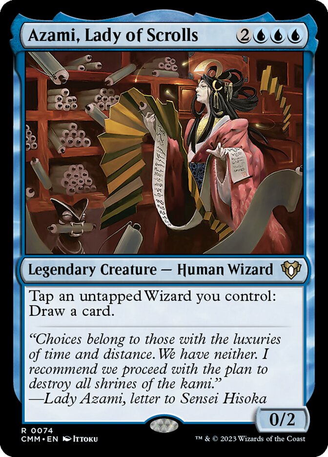 Azami Lady of Scrolls 74 (Commander Masters)  | Good Games Cannington