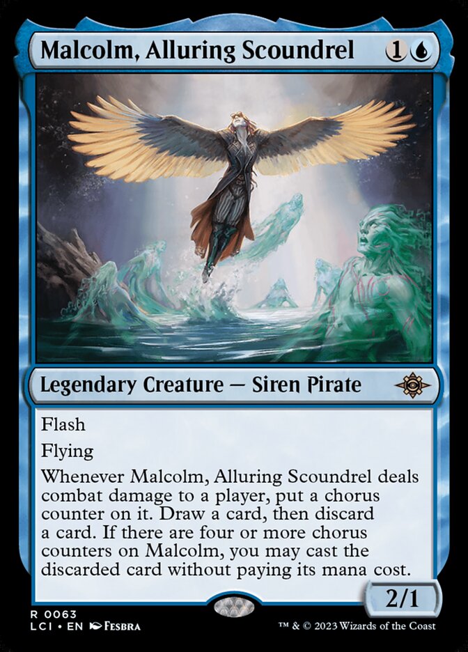Malcolm, Alluring Scoundrel 63/291 (The Lost Caverns of Ixalan)  - Foil | Good Games Cannington