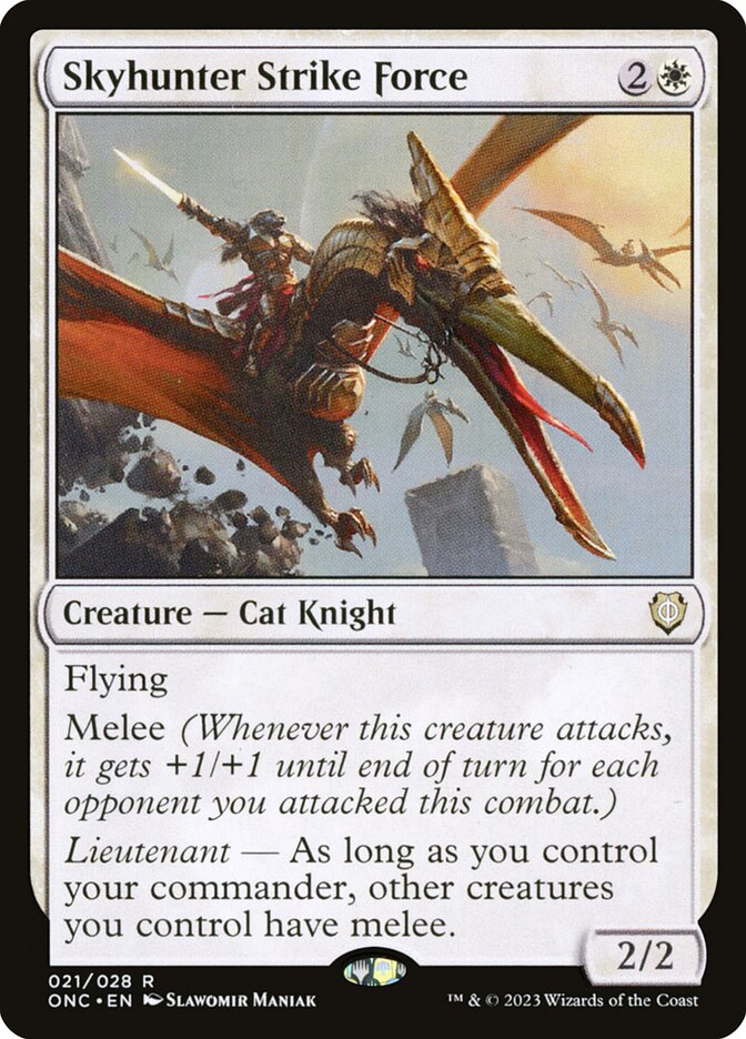 Skyhunter Strike Force 21 (Commander: Phyrexia: All Will Be One)  - Foil | Good Games Cannington