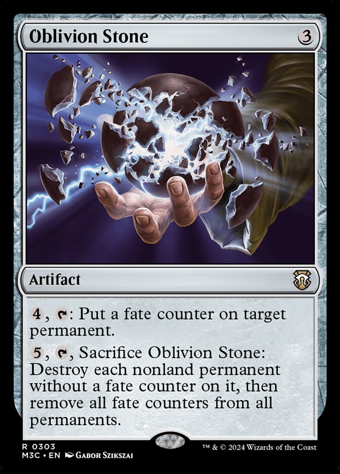 Oblivion Stone 303 (Commander: Modern Horizons 3)  | Good Games Cannington