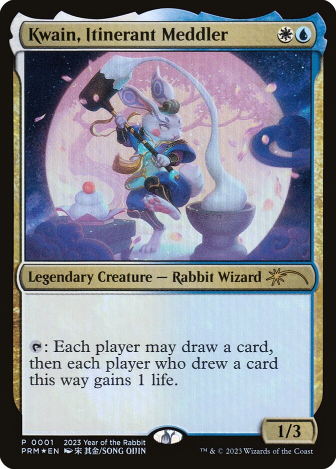 Kwain Itinerant Meddler Year of the Rabbit 2023 1 (Unique and Miscellaneous Promos)  - Foil | Good Games Cannington