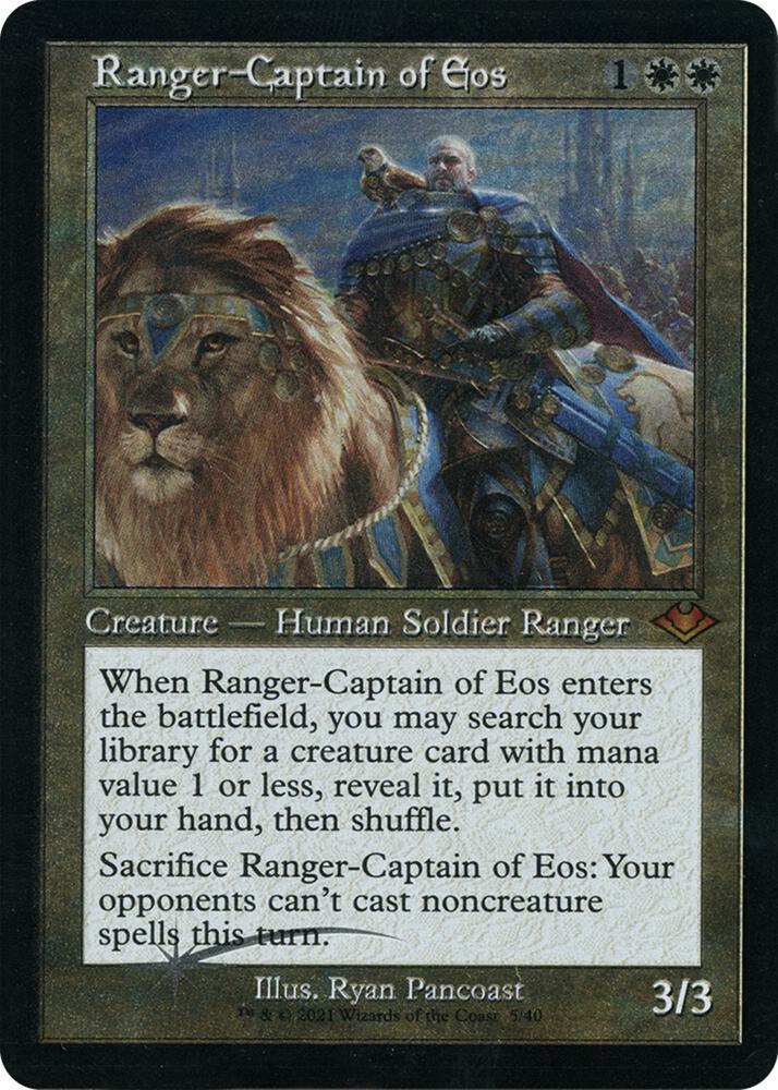 Ranger-Captain of Eos 5 (Modern Horizons)  - Retro Etched Foil | Good Games Cannington