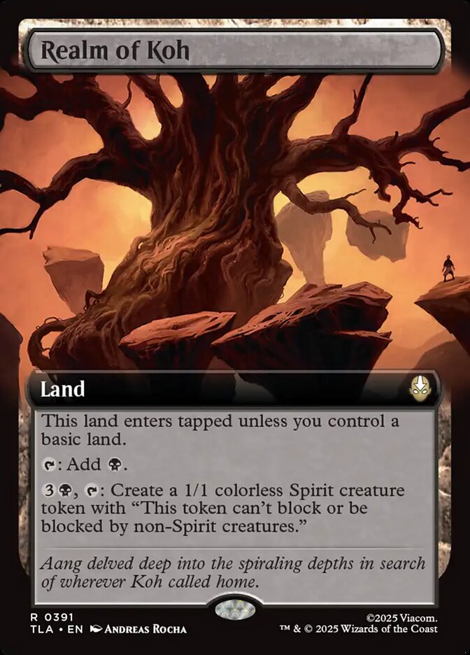 Realm of Koh  391/286 (Avatar: The Last Airbender)  - Extended Art Foil | Good Games Cannington