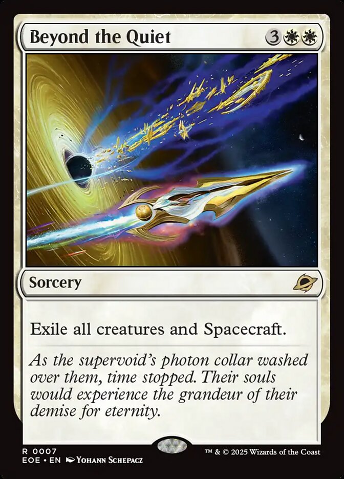 Beyond the Quiet 7 (Edge of Eternities)  - Foil | Good Games Cannington