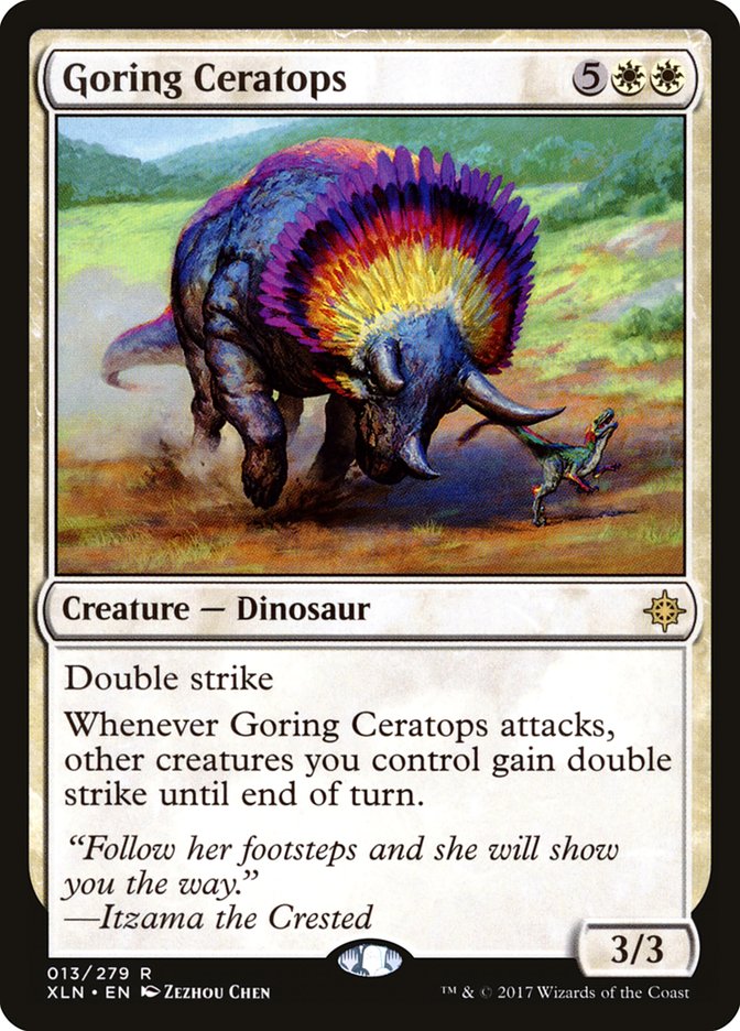 Goring Ceratops 13 (Ixalan)  | Good Games Cannington