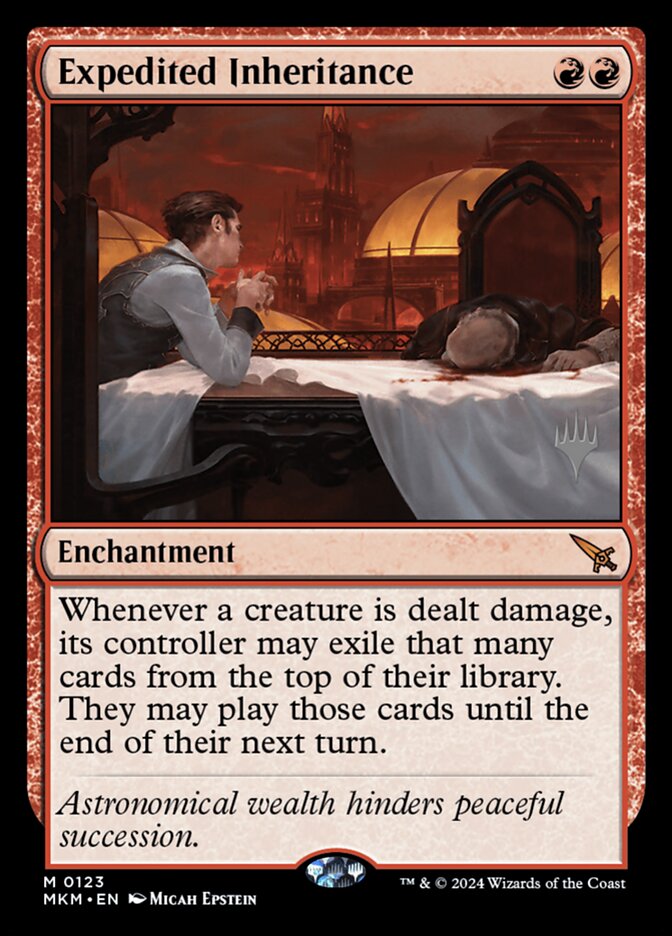 Expedited Inheritance 123p/182 (Promo Pack: Murders at Karlov Manor)  - Foil | Good Games Cannington