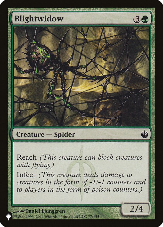 Blightwidow MBS-77/5075 (The List Reprints)  | Good Games Cannington