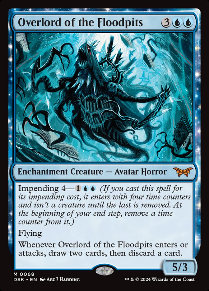 Overlord of the Floodpits 68 (Duskmourn: House of Horror)  | Good Games Cannington