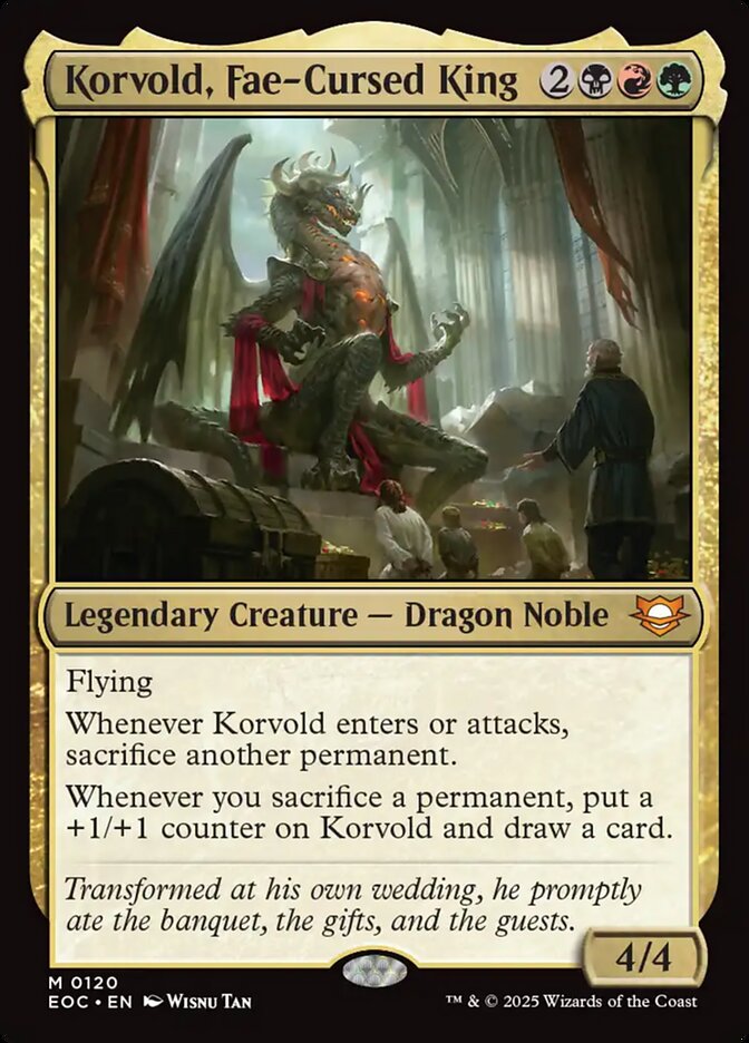 Korvold, Fae-Cursed King 120 (Commander: Edge of Eternities)  | Good Games Cannington