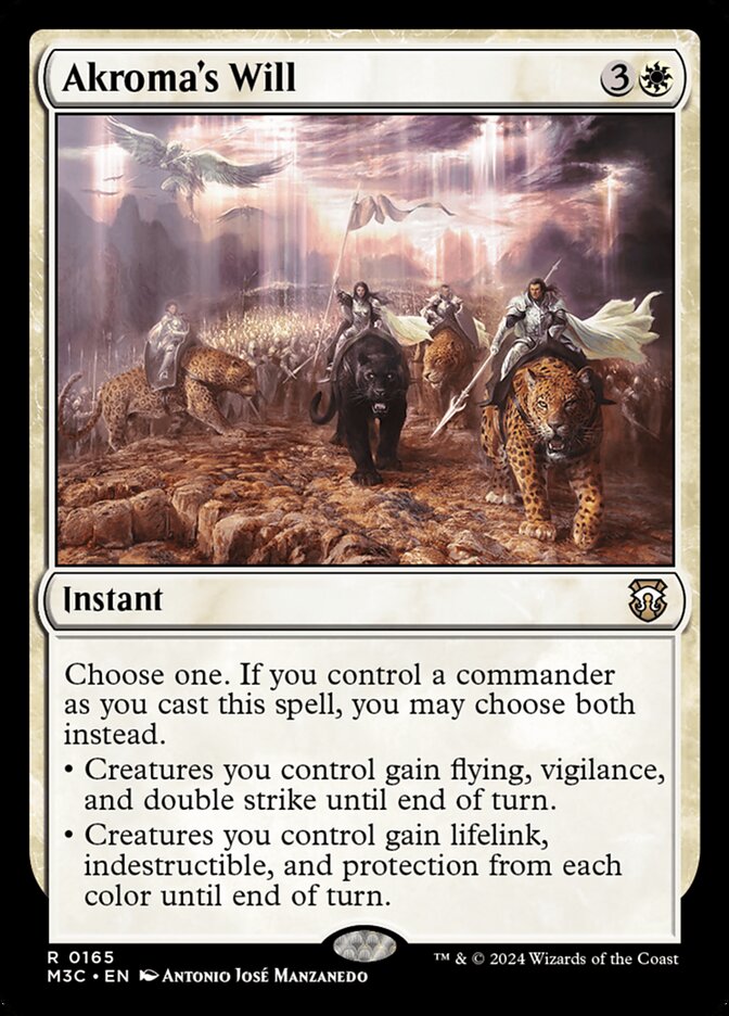 Akroma's Will 165/411 (Commander: Modern Horizons 3)  | Good Games Cannington
