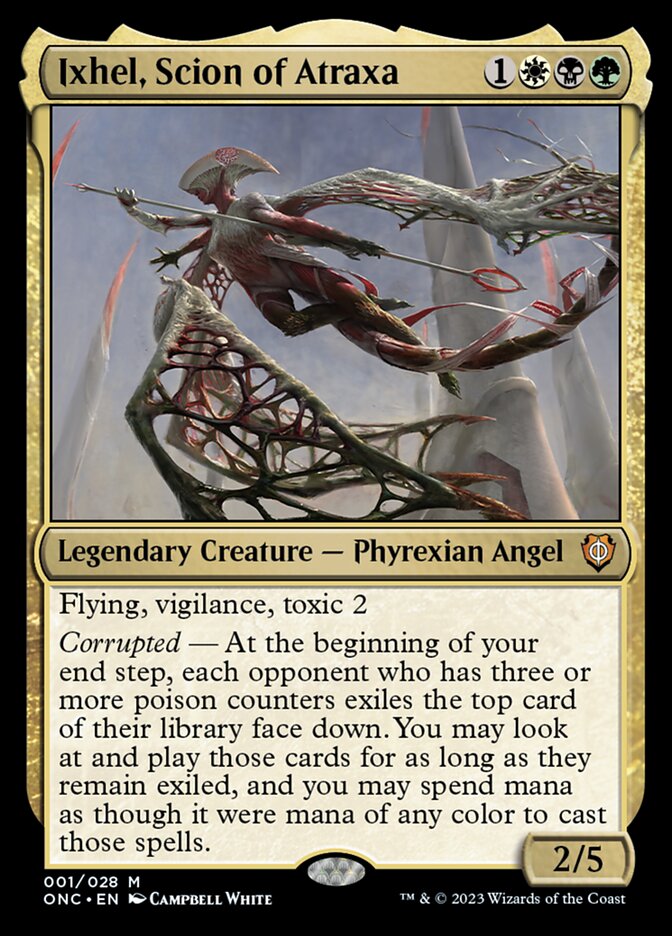 Ixhel, Scion of Atraxa 1 (Commander: Phyrexia: All Will Be One)  - Foil | Good Games Cannington