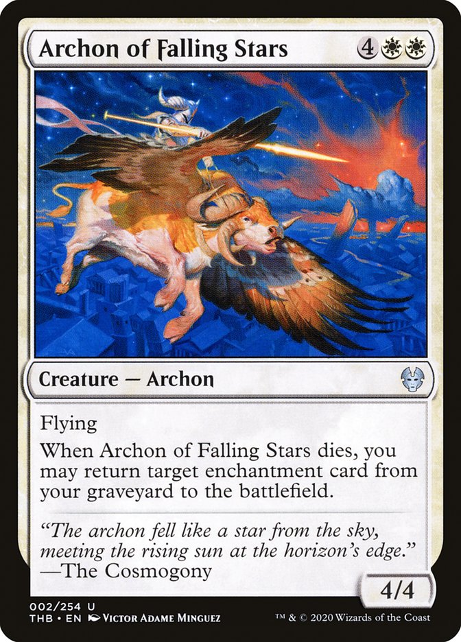 Archon of Falling Stars 2 (Theros Beyond Death)  | Good Games Cannington