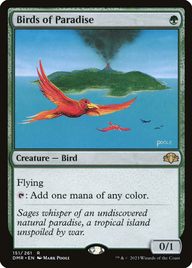 Birds of Paradise 151/261 (Dominaria Remastered)  | Good Games Cannington