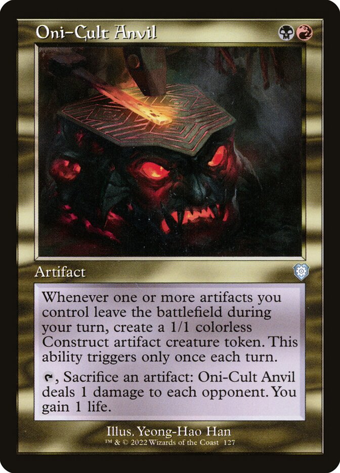 Oni-Cult Anvil 127/40 (Commander: The Brothers' War)  | Good Games Cannington