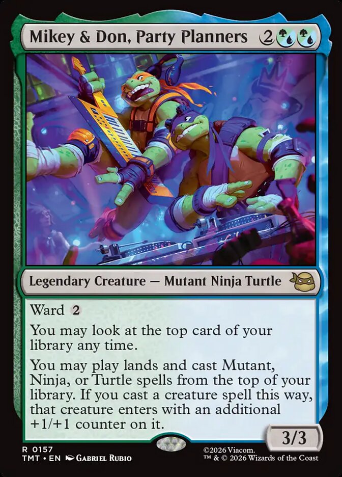Mikey and Don Party Planners 157 (Teenage Mutant Ninja Turtles)  | Good Games Cannington