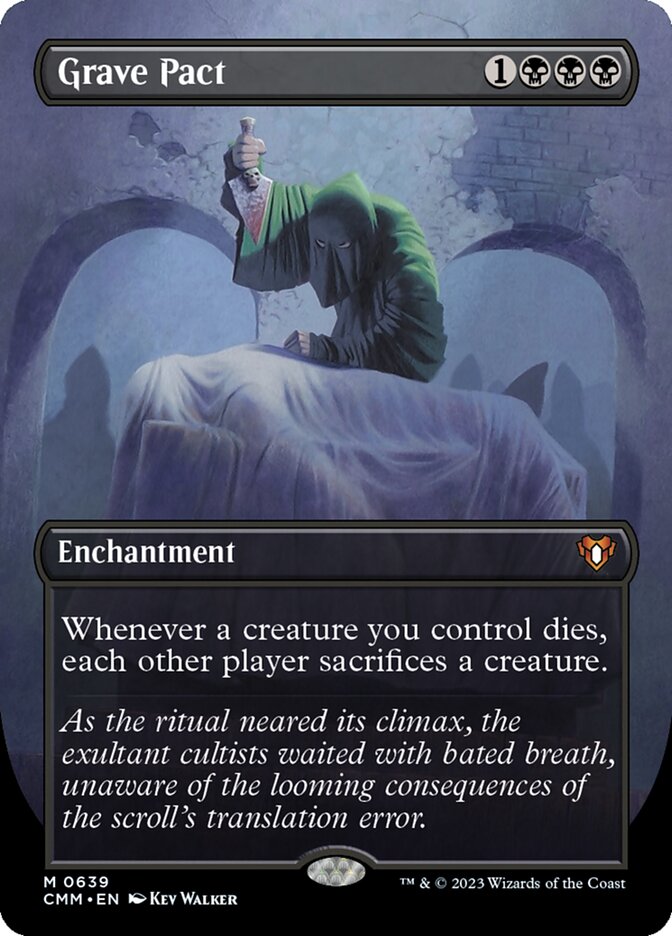 Grave Pact 639/451 (Commander Masters)  - Borderless | Good Games Cannington