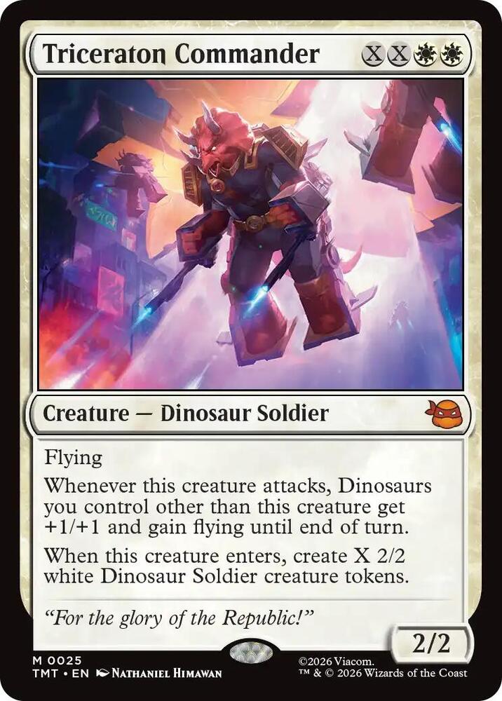 Triceraton Commander 25 (Teenage Mutant Ninja Turtles)  - Foil | Good Games Cannington