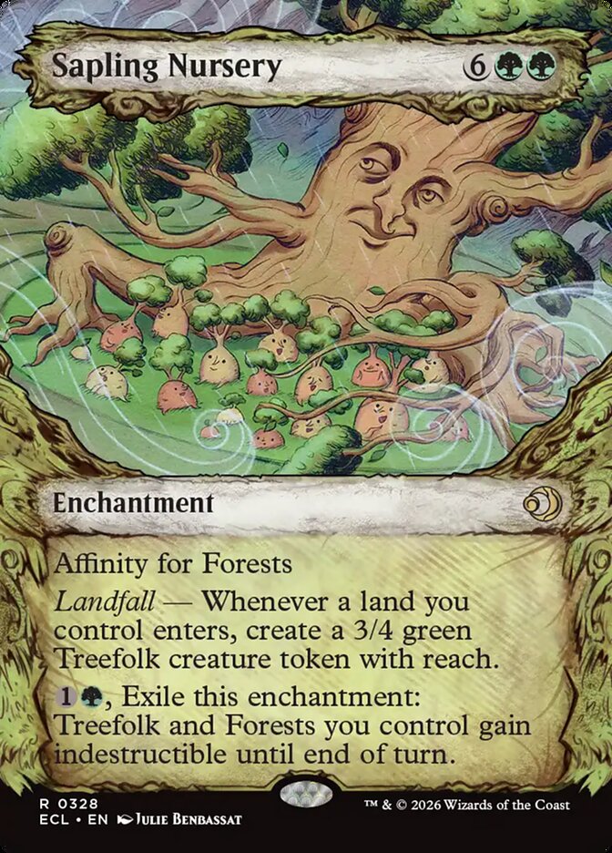 Sapling Nursery 328 (Lorwyn Eclipsed)  - Showcase Foil | Good Games Cannington