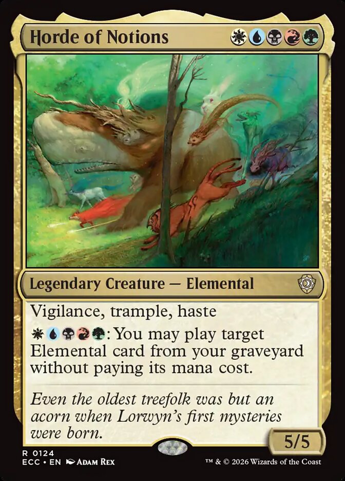 Horde of Notions 124/176 (Commander: Lorwyn Eclipsed)  | Good Games Cannington