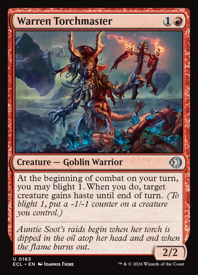 Warren Torchmaster 163 (Lorwyn Eclipsed)  - Foil | Good Games Cannington