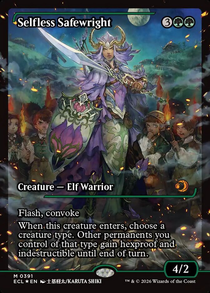 Selfless Safewright 391/273 (Lorwyn Eclipsed)  - Showcase Foil | Good Games Cannington