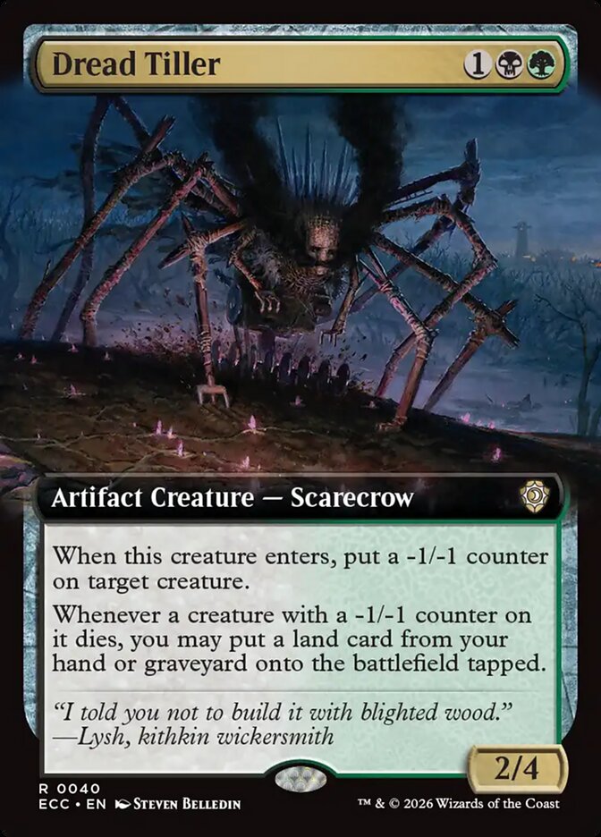 Dread Tiller 40 (Commander: Lorwyn Eclipsed)  | Good Games Cannington