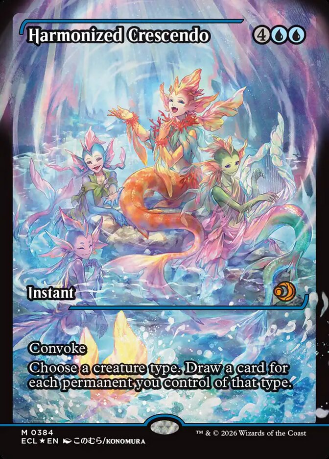 Harmonized Crescendo 384 (Lorwyn Eclipsed)  - Showcase Foil | Good Games Cannington