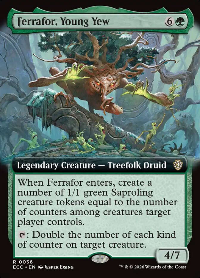 Ferrafor, Young Yew  36/176 (Commander: Lorwyn Eclipsed)  - Extended Art | Good Games Cannington