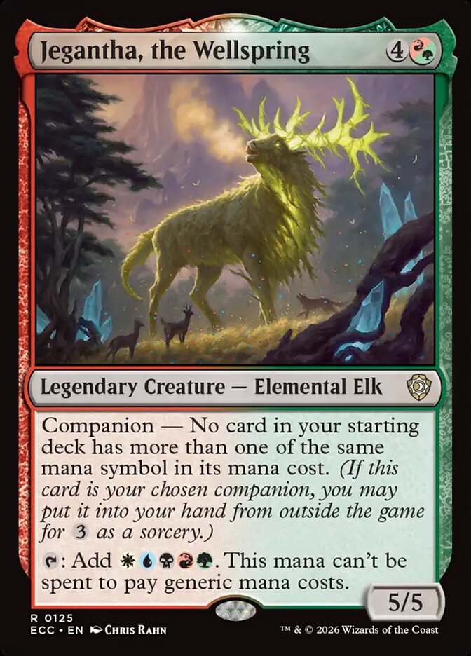 Jegantha, the Wellspring 125 (Commander: Lorwyn Eclipsed)  | Good Games Cannington