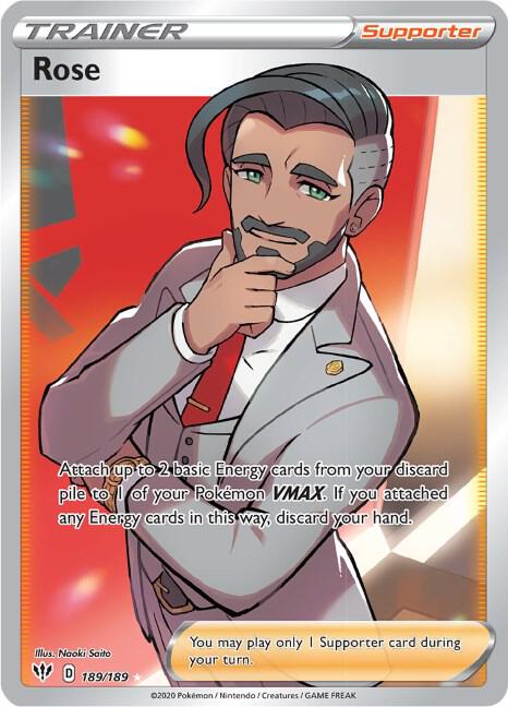 Rose Full Art (SWSH03: Darkness Ablaze)  - Holofoil | Good Games Cannington